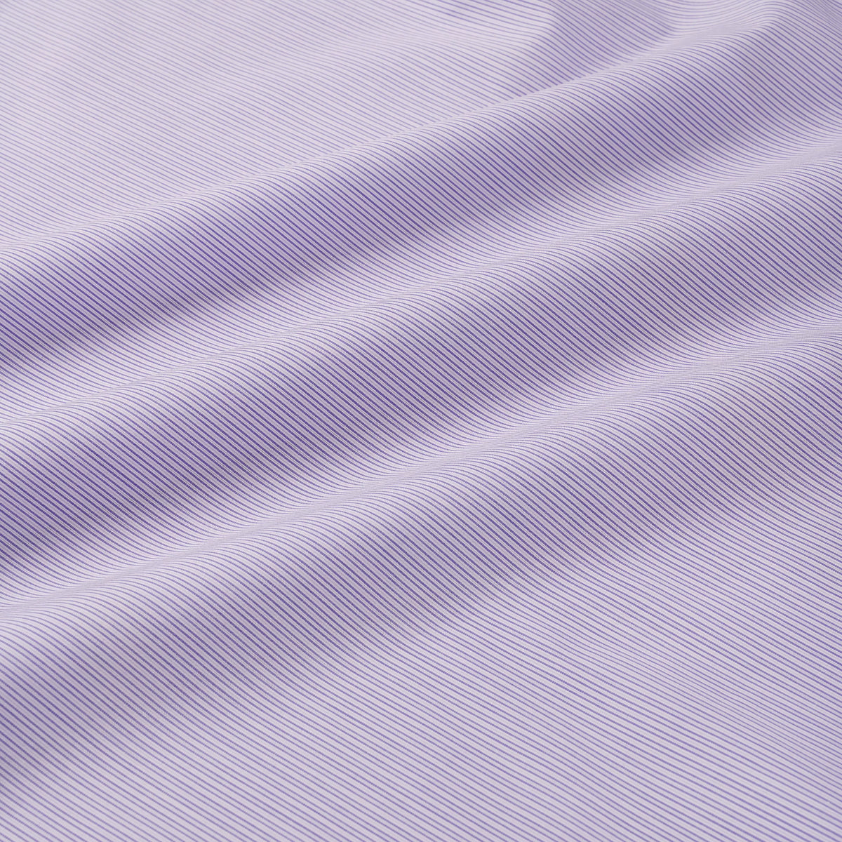 Purple & White Slim Fit Poplin Needle Stripe Formal Shirt